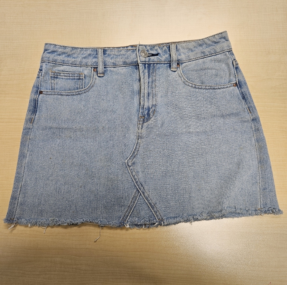 Pacsun Denim Mini Skirt Jean Skirt Sz 26 Beachy